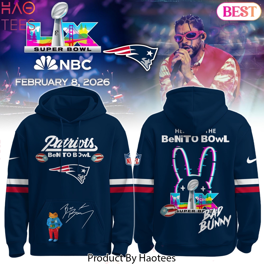 NE Patriots x Bad Bunny Super Bowl 2026 Hoodie NE Patriots x Bad Bunny Super Bowl 2026 Hoodie