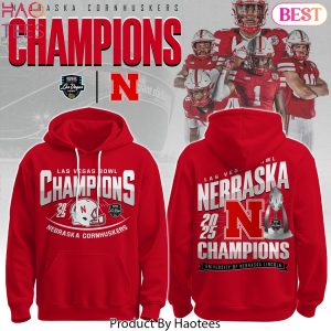 Nebraska Cornhuskers Las Vegas Bowl Champions Hoodie