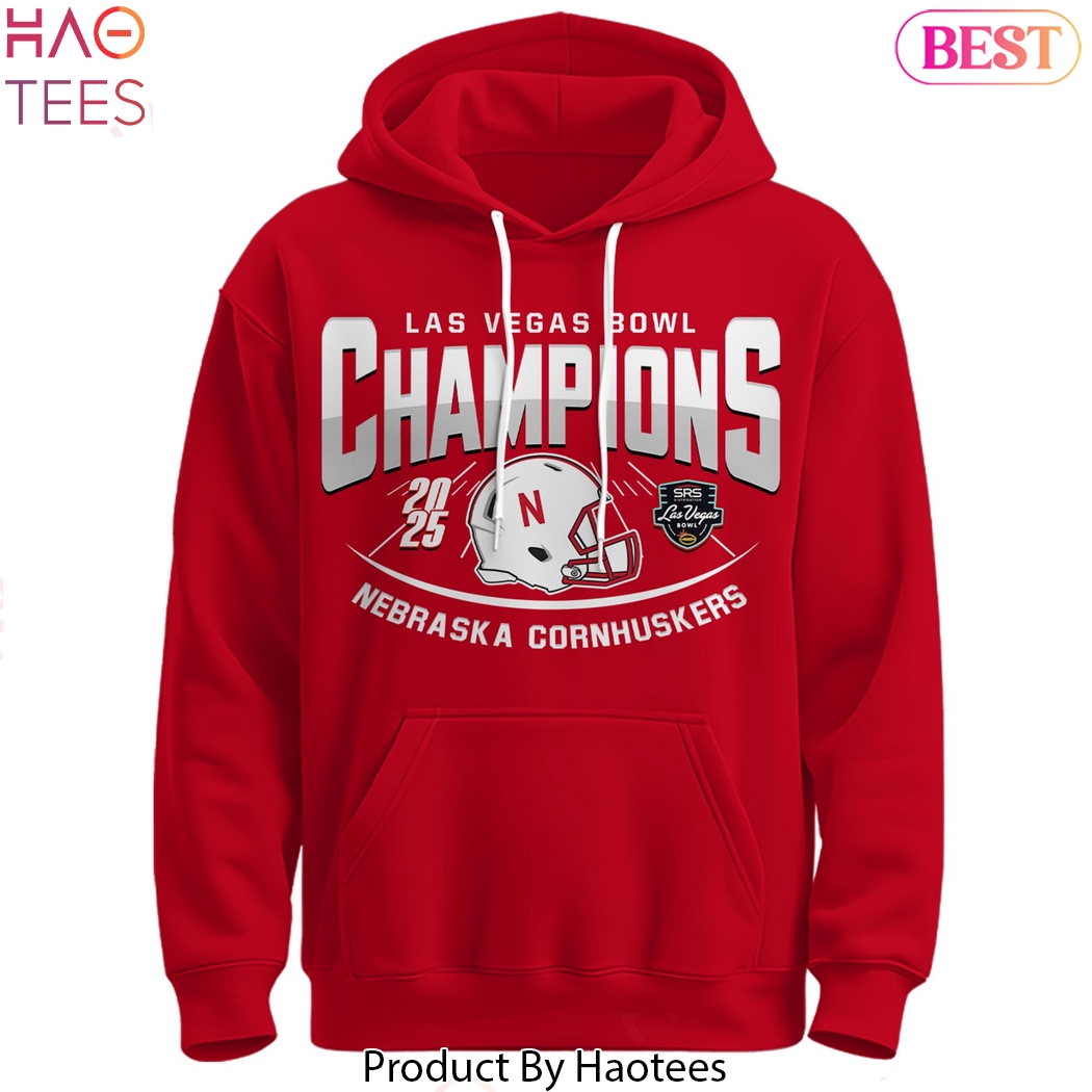 Nebraska Cornhuskers Las Vegas Bowl Champions Hoodie Nebraska Cornhuskers Las Vegas Bowl Champions Hoodie