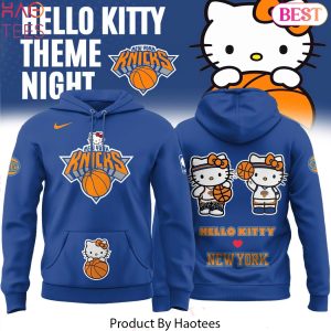 New York Knicks x HK 2026 Blue Hoodie