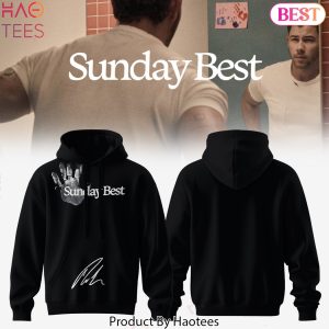 Nick Jonas Sunday Best Handprinted Hoodie