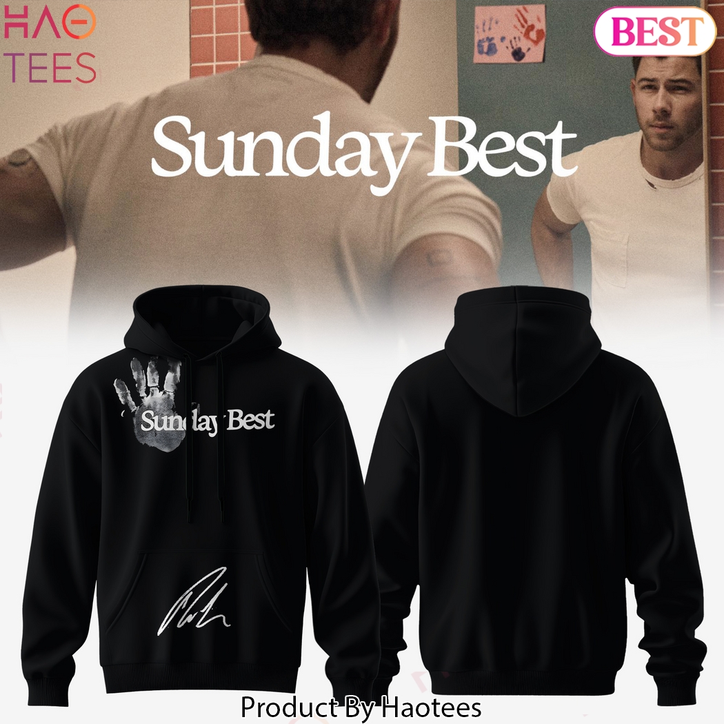 Nick Jonas Sunday Best Handprinted Hoodie Nick Jonas Sunday Best Handprinted Hoodie