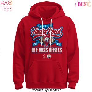 Ole Miss Rebels 2025-26 VRBO Fiesta Bowl Champions Hoodie – Red
