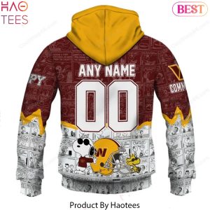 Personalized Washington Commanders Snoopy 2026 Hoodie