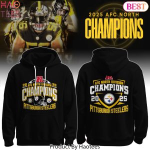 Pittsburgh Steelers 2025 AFC North Division Champions Hoodie