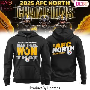 Pittsburgh Steelers 2025 AFC North Division Champions Hoodie