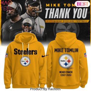 Pittsburgh Steelers Thank You Coach Tomlin Signature Hoodie