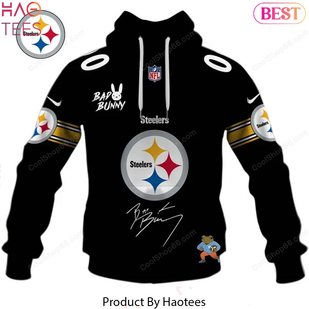 Pittsburgh Steelers x Bad Bunny Super Bowl 2026 Hoodie Pittsburgh Steelers x Bad Bunny Super Bowl 2026 Hoodie