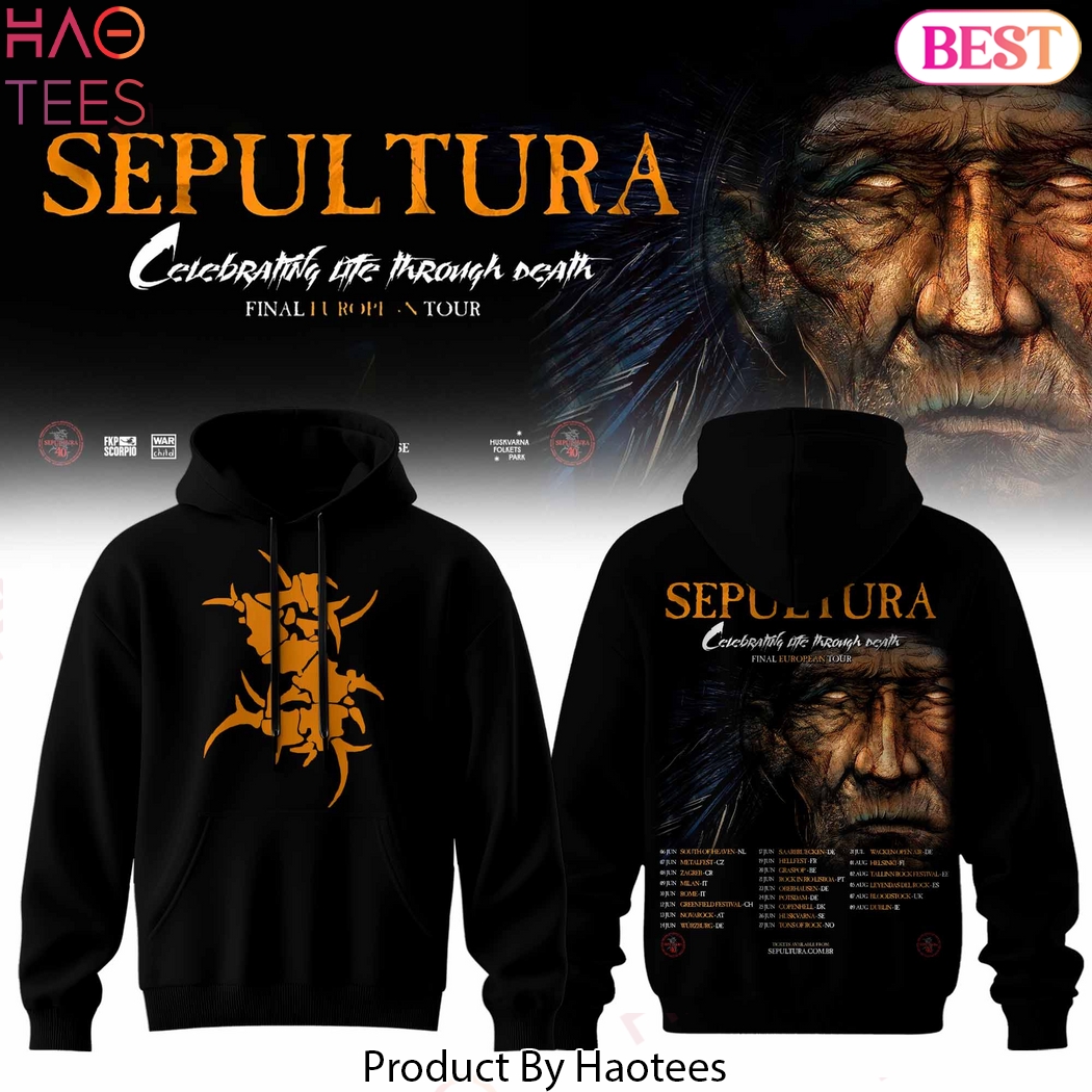 Sepultura Final European Tour Hoodie Sepultura Final European Tour Hoodie