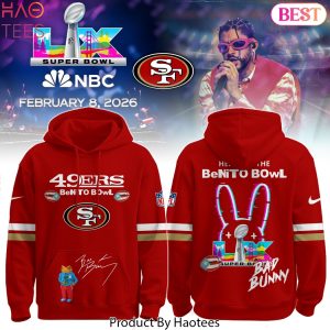 SF 49ers x Bad Bunny Super Bowl 2026 Hoodie