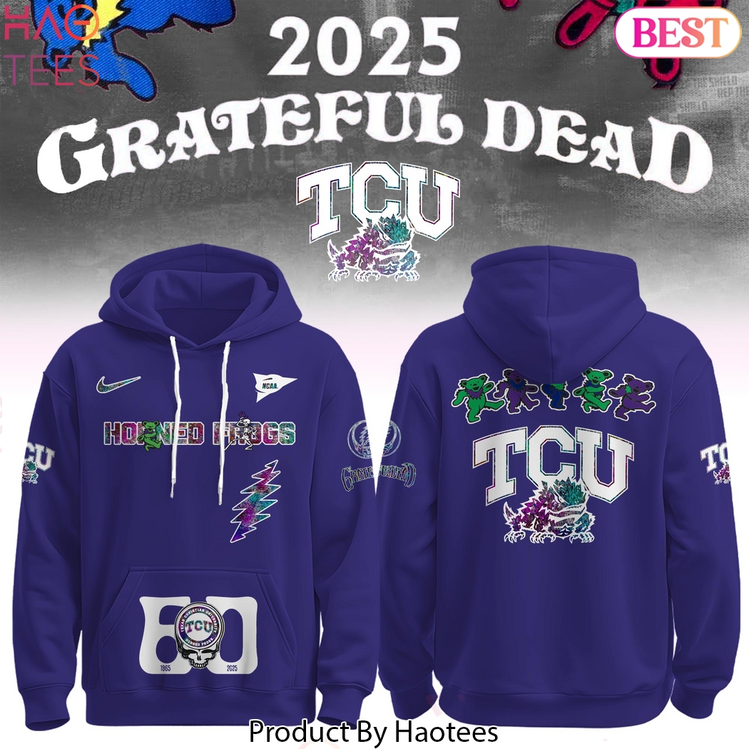 TCU Horned Frogs Grateful Dead 60th Hoodie TCU Horned Frogs Grateful Dead 60th Hoodie