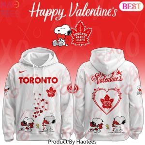 Toronto Maple Leafs Snoopy Happy Valentina Hoodie
