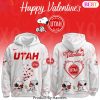 Utah Mammoth Snoopy Happy Valentina Hoodie