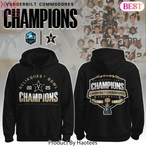 Vanderbilt Commodores ReliaQuest Bowl Champions Hoodie