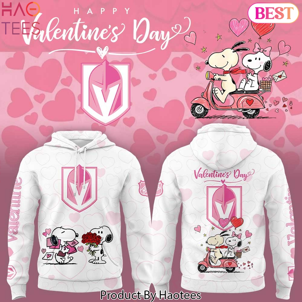 Vegas Golden Knights Peanuts Happy Valentine Day 2026 Hoodie Vegas Golden Knights Peanuts Happy Valentine Day 2026 Hoodie