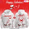 Utah Mammoth Snoopy Happy Valentina Hoodie