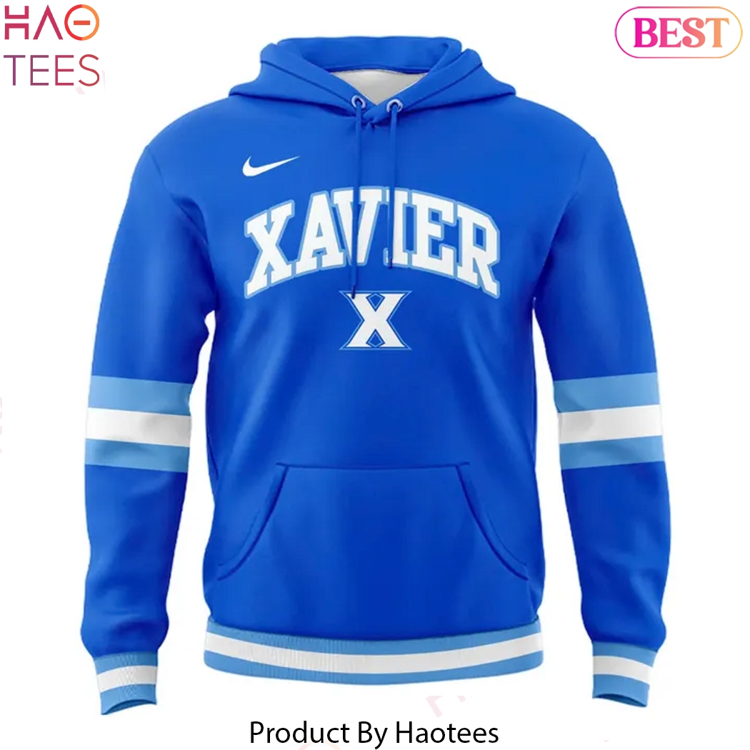 Xavier Musketeers Basketball Running Man Hoodie Xavier Musketeers Basketball Running Man Hoodie