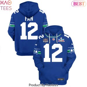 12 Fan Seattle Seahawks Super Bowl LX Hoodie