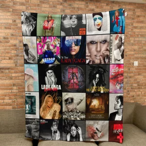 Lady Gaga Sherpa Blanket