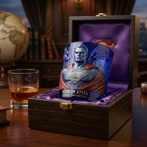 Superman Man Of Steel 2026 Whiskey Glass