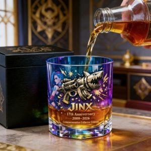 League Of Legends Jinx Whiskey Glass