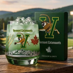 Vermont Catamounts Freedom And Unity 2026 Whiskey Glass