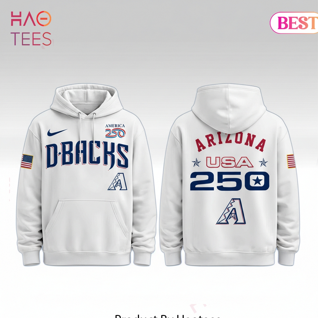 Arizona D-Backs 250th Anniversary USA Patriotic Hoodie Arizona D-Backs 250th Anniversary USA Patriotic Hoodie