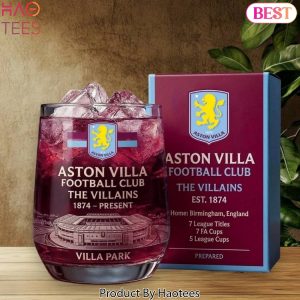 Aston Villa Fc The Villains Whiskey Glass