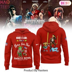 Bad Bunny Here For The Benito Bowl 2026 Design Hoodie
