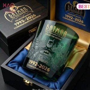 Batman The Animated Series 1992-2026 Commemorative Whiskey Glass