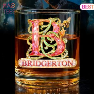 Bridgerton Luxury Crystal-Embellished Bee Whiskey Glass
