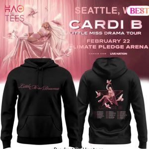 Cardi B Little Miss Drama Concert Tour Star Hoodie