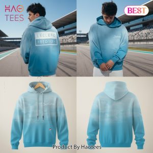 Charles Leclerc 16 Sedici F1 Sky Cloud Gradient Pullover Hoodie