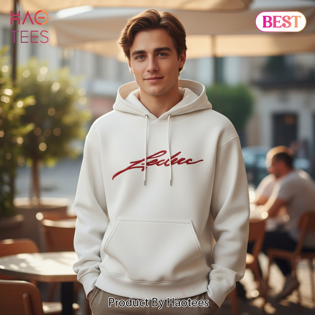 Charles Leclerc 16 Signature Embroidered F1 Hoodie Charles Leclerc 16 Signature Embroidered F1 Hoodie