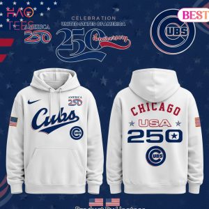 Chicago Cubs 250th Anniversary USA Celebration Hoodie