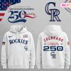 Colorado Rockies USA 250th Anniversary Celebration Hoodie