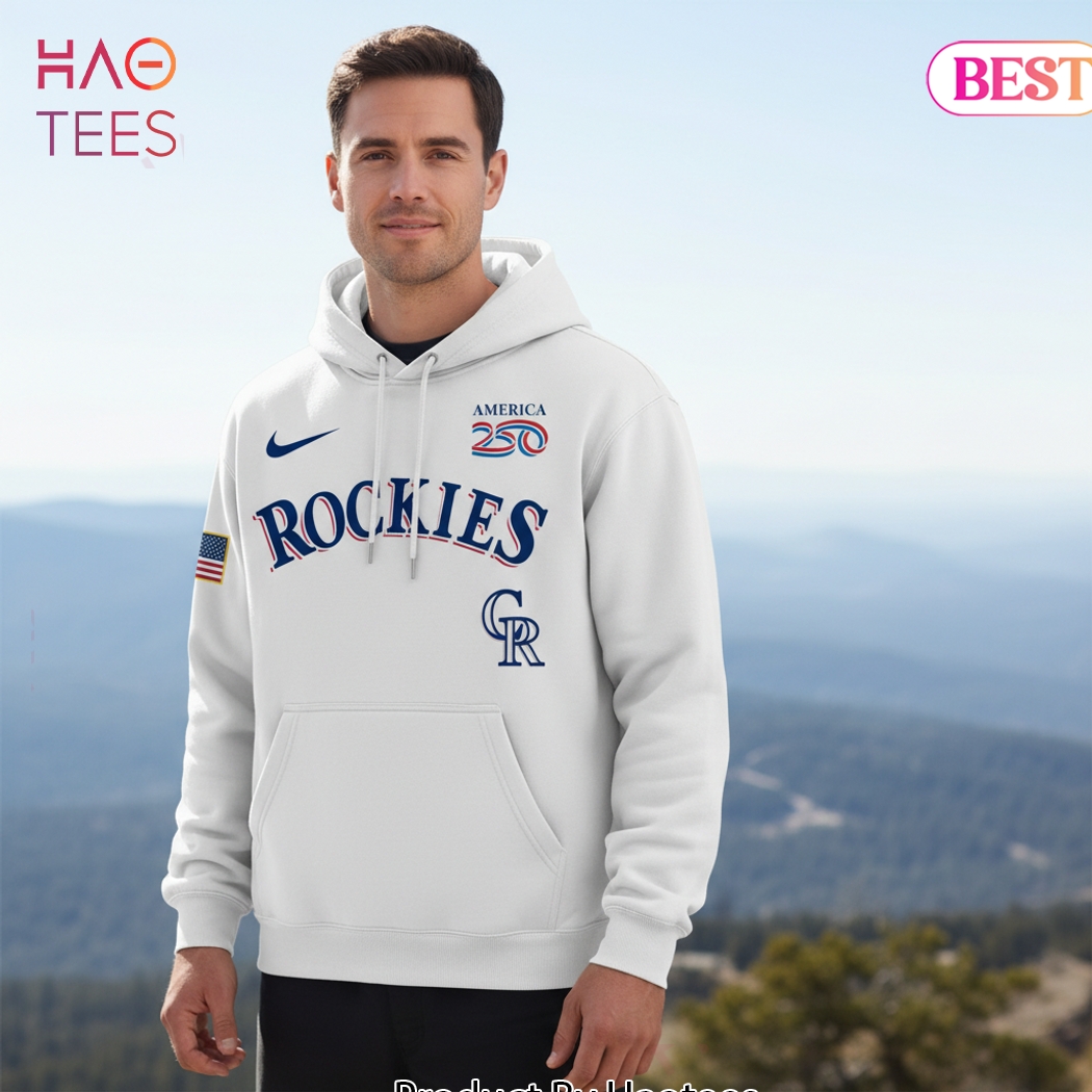 Colorado Rockies USA 250th Anniversary Celebration Hoodie Colorado Rockies USA 250th Anniversary Celebration Hoodie