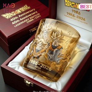 Dragon Ball 40th Anniversary Whiskey Glass