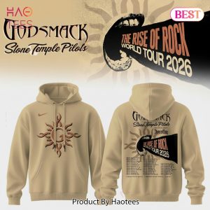 Godsmack Stone Temple Pilots The Rise Of Rock World Tour 2026 Hoodie