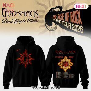 Godsmack The Rise of Rock World Tour 2026 Band Hoodie