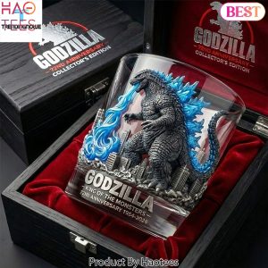 Godzilla King Of The Monsters Whiskey Glass