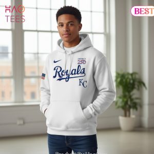 Kansas City Royals America 250 Anniversary White Hoodie