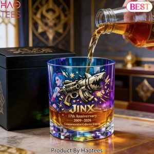League Of Legends Jinx Whiskey Glass