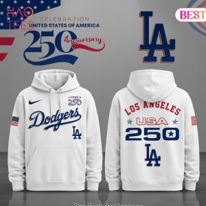 Los Angeles Dodgers USA 250th Anniversary Celebration Hoodie