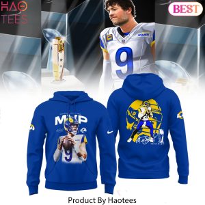 Los Angeles Rams Matthew Stafford 2025 NFL MVP Signature Hoodie – Blue