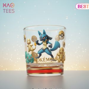 Lucario Pokemon 30Th Anniversary 2026 Commemorative Whiskey Glass