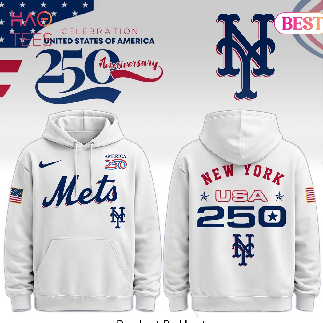 New York Mets USA 250th Anniversary Celebration Hoodie New York Mets USA 250th Anniversary Celebration Hoodie