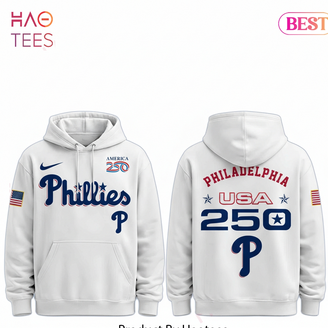 Philadelphia Phillies USA 250th Anniversary Commemorative Hoodie Philadelphia Phillies USA 250th Anniversary Commemorative Hoodie