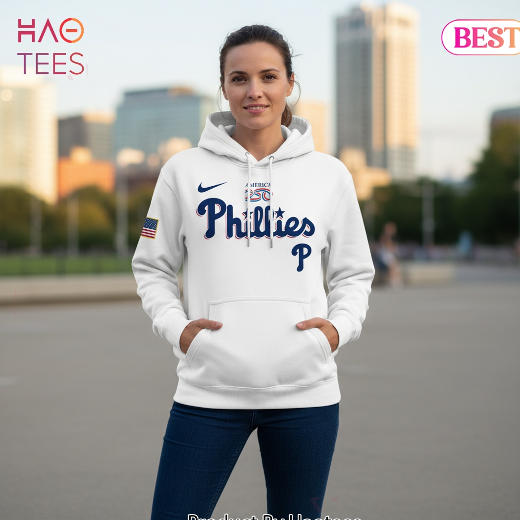 Philadelphia Phillies USA 250th Anniversary Commemorative Hoodie Philadelphia Phillies USA 250th Anniversary Commemorative Hoodie
