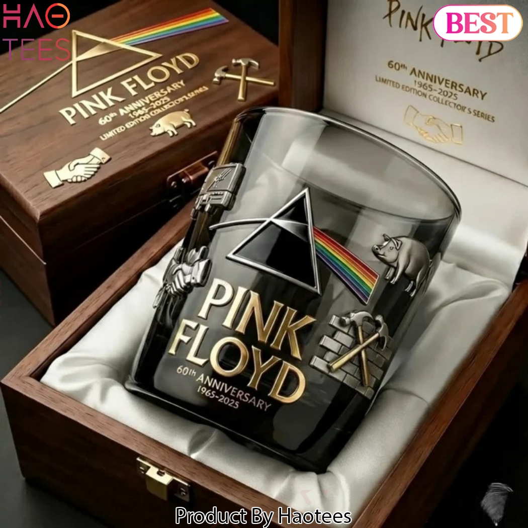 Pink Floyd 60th Anniversary 1965-2025 Limited Edition Whiskey Glass Pink Floyd 60th Anniversary 1965-2025 Limited Edition Whiskey Glass